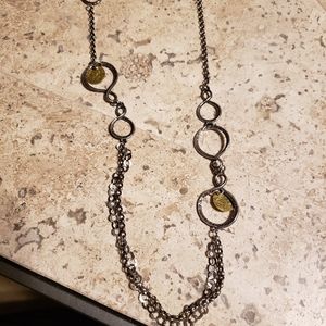 Silpada Sterling and Brass Necklace